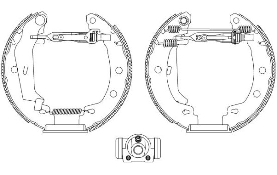 Bromsbackar, sats Shoe Kit Pro, bild 2
