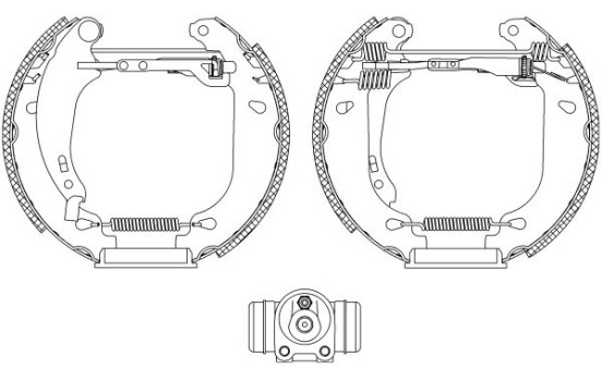 Bromsbackar, sats Shoe Kit Pro, bild 2