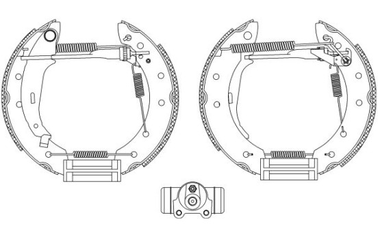 Bromsbackar, sats Shoe Kit Pro, bild 2