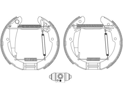 Bromsbackar, sats Shoe Kit Pro, bild 2