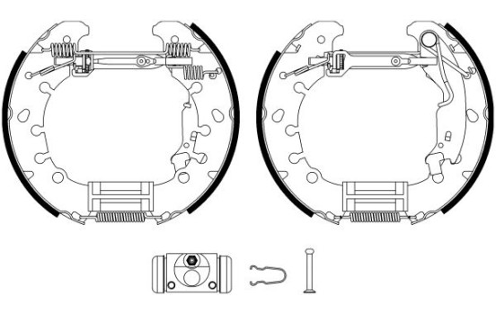 Bromsbackar, sats Shoe Kit Pro, bild 2