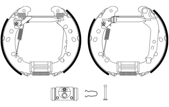 Bromsbackar, sats Shoe Kit Pro, bild 2