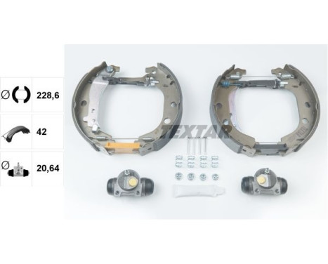 Bromsbackar, sats Shoe Kit Pro, bild 2