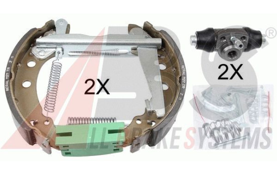 Bromsbackar, sats SMARTKIT 111429 ABS, bild 2