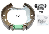 Bromsbackar, sats SMARTKIT 111451 ABS