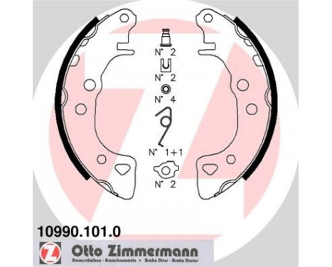 Bromsbackar, sats, bild 2