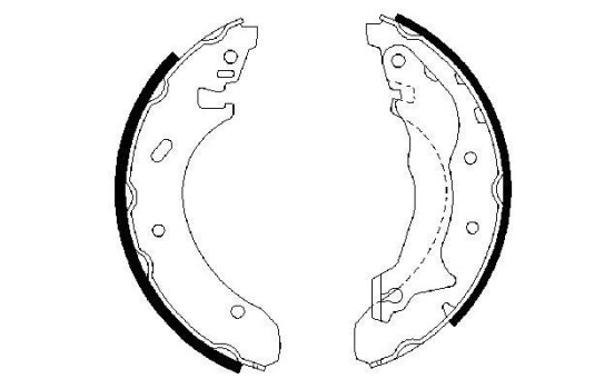 Bromsbackar, sats