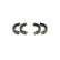 Bromsbackar, sats, miniatyr 3