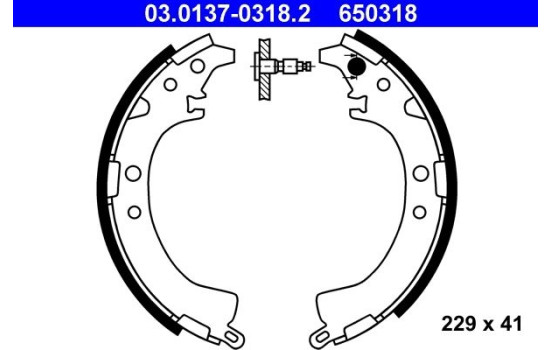 Bromsbacksats 03.0137-0318.2 ATE