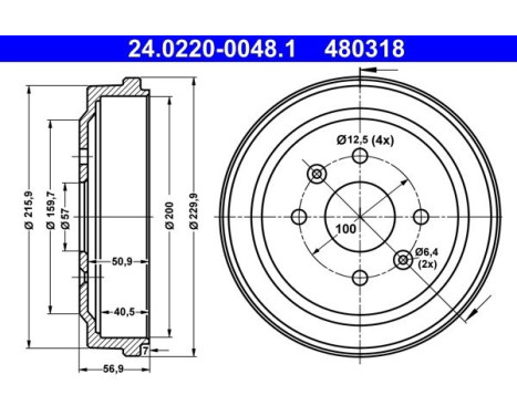 Bromstrumma 24.0220-0048.1 ATE