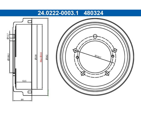 Bromstrumma 24.0222-0003.1 ATE