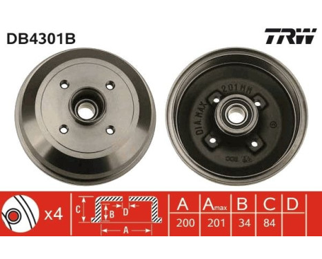 Bromstrumma DB4301B TRW