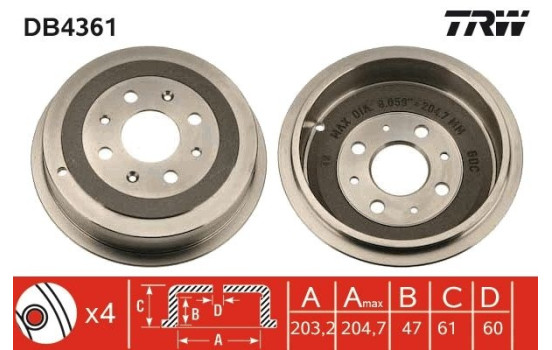 Bromstrumma DB4361 TRW