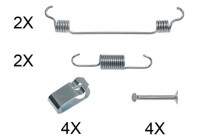 Tillbehörssats, bromsbackar, parkeringsbroms