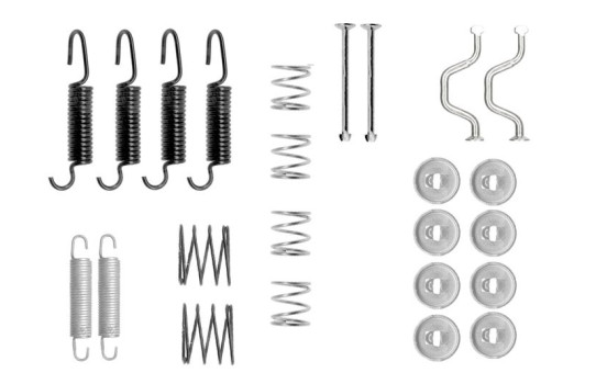 Tillbehörssats, bromsbackar, parkeringsbroms