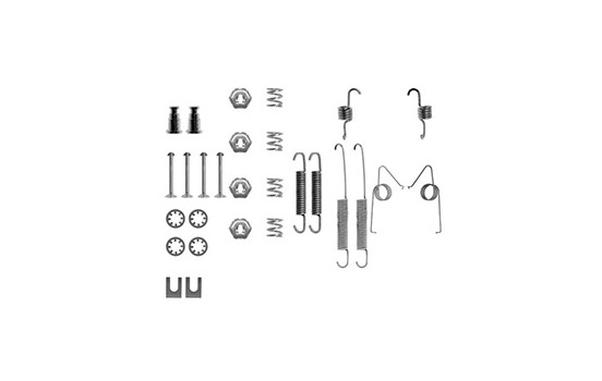 Tillbehörssats, bromsbackar, bild 2