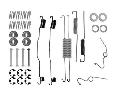 Tillbehörssats, bromsbackar, bild 2