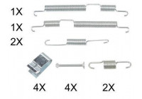 Tillbehörssats, bromsbackar