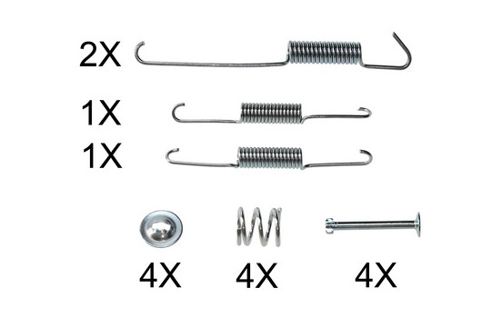Tillbehörssats, bromsbackar