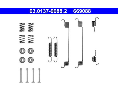 Tillbehörssats, bromsbackar