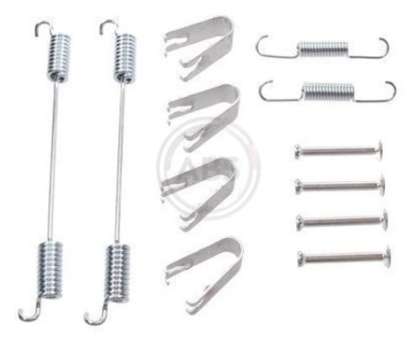 Tillbehörssats, bromsbackar, bild 3