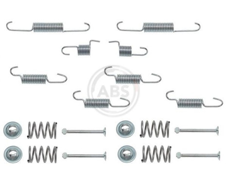Tillbehörssats, bromsbackar, bild 2