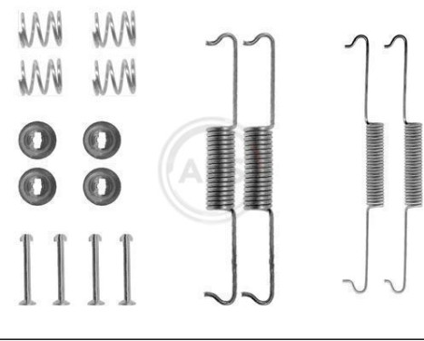 Tillbehörssats, bromsbackar, bild 3