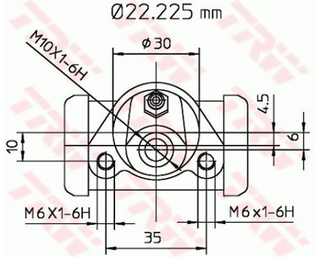Hjulcylinder BWB111 TRW, bild 2