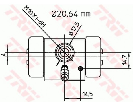 Hjulcylinder BWF113 TRW, bild 2