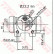 Hjulcylinder BWH134 TRW, miniatyr 2