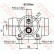 Hjulcylinder BWK225 TRW, miniatyr 2