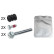 Styrlagersats, bromsok 55010 ABS