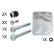 Styrlagersats, bromsok 55050 ABS