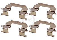 Tillbehörssats, skivbromsbelägg 0102Q ABS