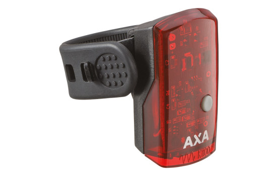 AXA Rear Light GreenL 1LED USB on/off