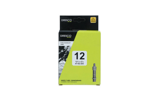 Dresco Inner Tube 12 x1 1/2 x 2 1/4 (47/62-203) Dunlop 40mm, Image 3