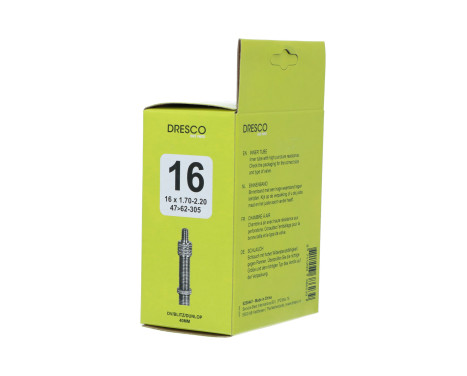Dresco Inner Tube 16 x1.75-2.50 (47/62-305) Dunlop 40mm, Image 2