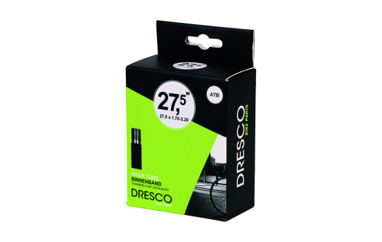 Dresco Inner Tube 27.5x1.70-2.20 Auto/Schrader valve/AV 48mm, Image 3
