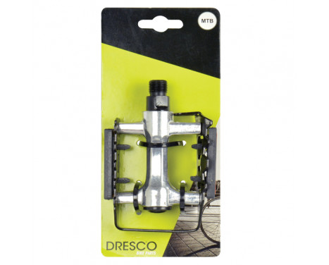 Dresco Pedals MTB Metal Chrome / Black, Image 4