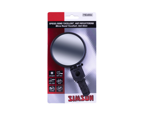 Simson Anti-reflective Bicycle Mirror Excellent Ø 65mm, Image 5