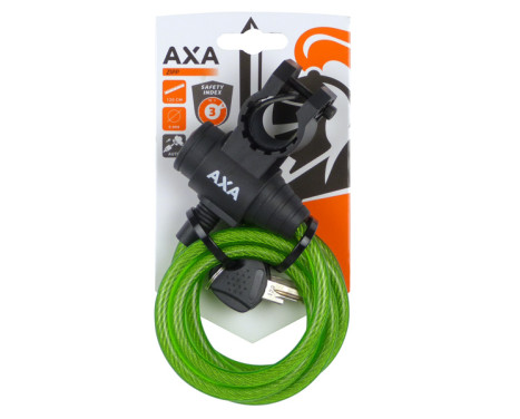 AXA Cable Zipp 120*8 Green, Image 2