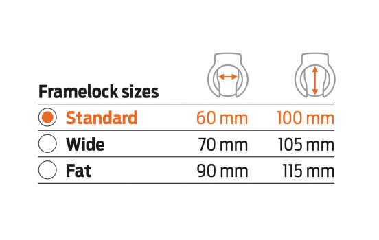 Axa Frame Lock Solid Plus Art 2 black, Image 8