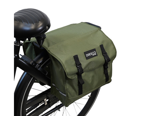 Dresco Double Bicycle Bag Basic Green 30 Liters