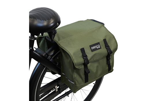 Dresco Double Bicycle Bag Basic Green 30 Liters