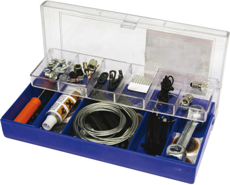 Bike repair kit, 66-piece
