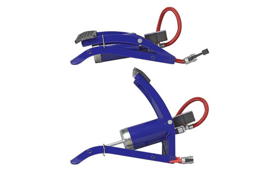 Double cylinder foot pump with pressure gauge, Image 5