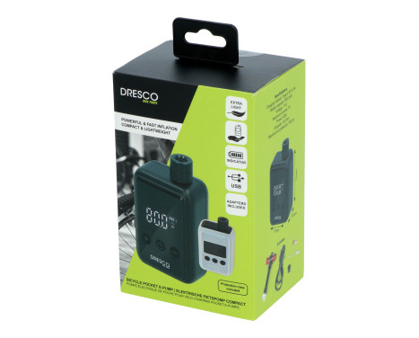 Dresco Electric Bicycle Pump Compact 7.4V/45W, Image 5