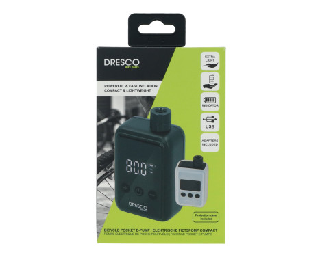 Dresco Electric Bicycle Pump Compact 7.4V/45W, Image 6