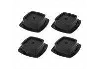 Base plates stackable for stanchions set of 4 pieces