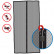 Door screen with magnetic closure